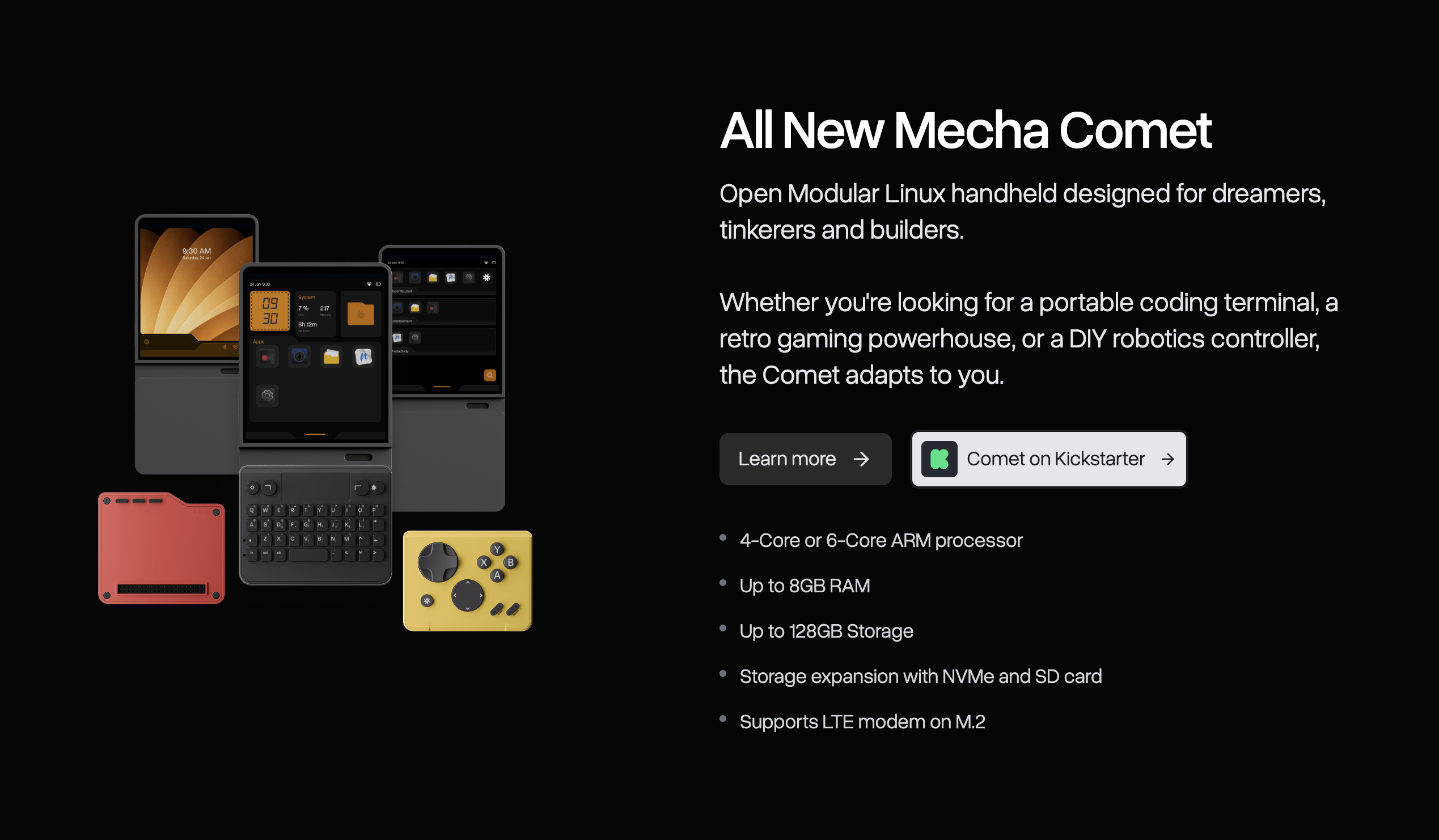 Mecha Comet on Kickstarter